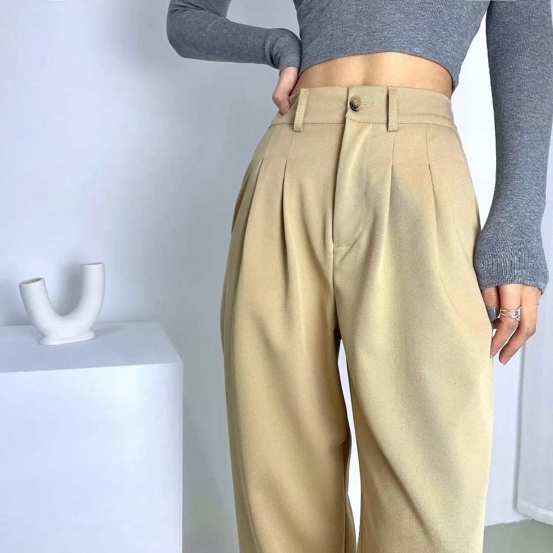 high-waisted overalls sports pants NSHS23503