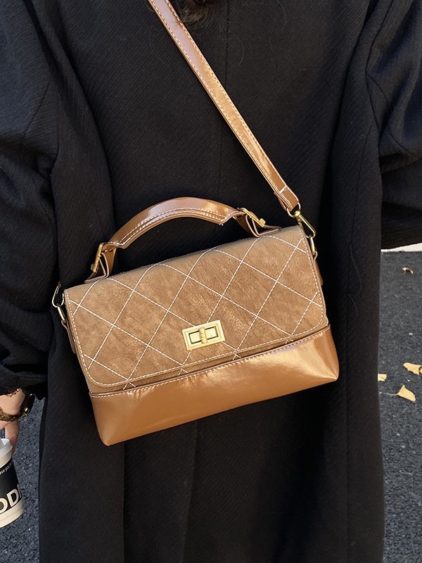 Bolso de mujer 2025 nuevo bordado de diamante transfronterizo bolso de mano popular bolso de hombro simple bolso de vagabundo universal