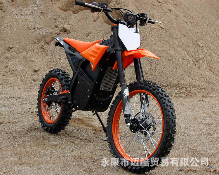 60V Electric Off-Road Mountain Bike for Adults, Small Two-Wheeled Lithium Battery Electric Dirt Bike