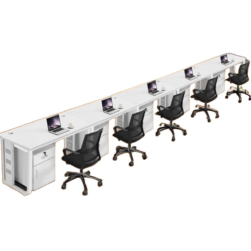 Staff Desks 2/4/6 Person Desks, Simple Executive Desks, Single-Sided Workstations, Office Desks