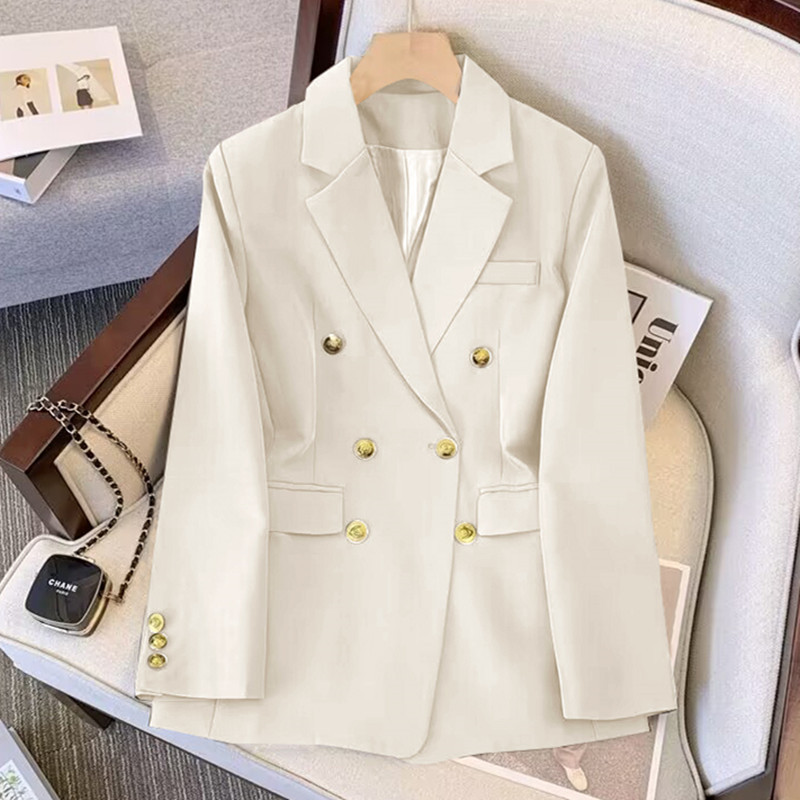 High-End Elegant Black Suit Jacket for Women in Autumn and Winter Plus Size Fat mm Waist Slimming Look Fashionable Street Suit Top High-End Elegant Black Suit Jacket for Women in Autumn and Winter Plus Size Fat mm Waist Slimming Look Fashionable Street Suit Top