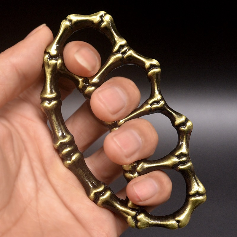Finger Support, Four-finger Ring, Legal Self-defense Tool, Car Window Breaker Escape Device, Alloy Knuckle Ring_voghion.com