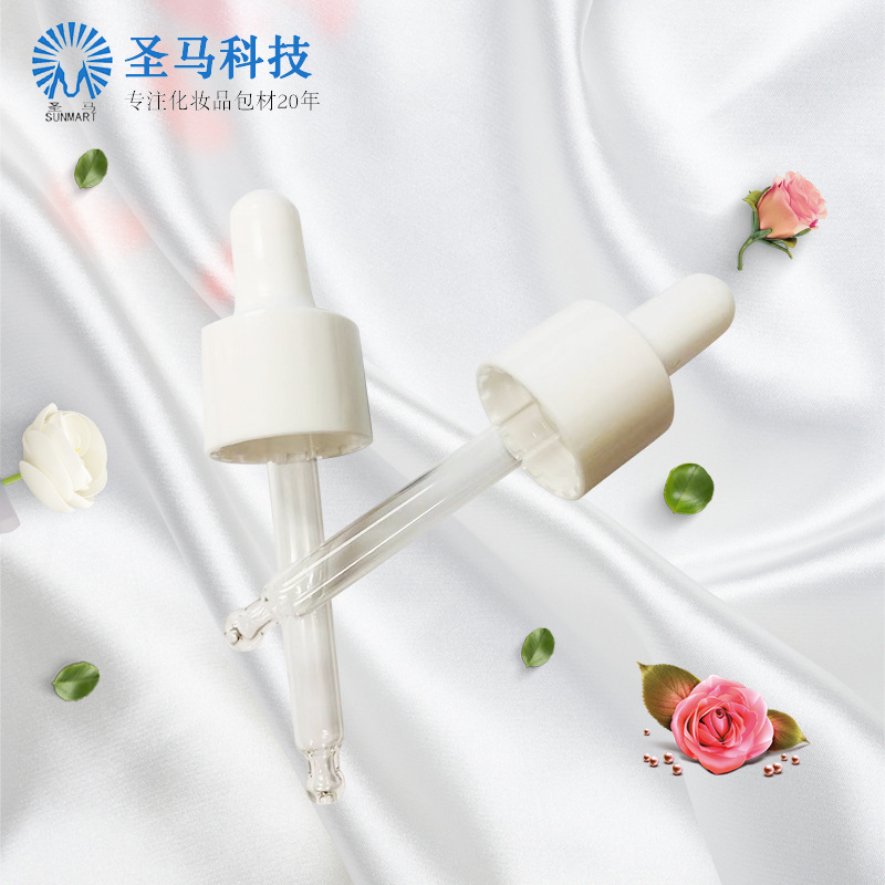 厂家供应塑料滴管支持加工白色PETG滴管 20-410光面多规格定 制