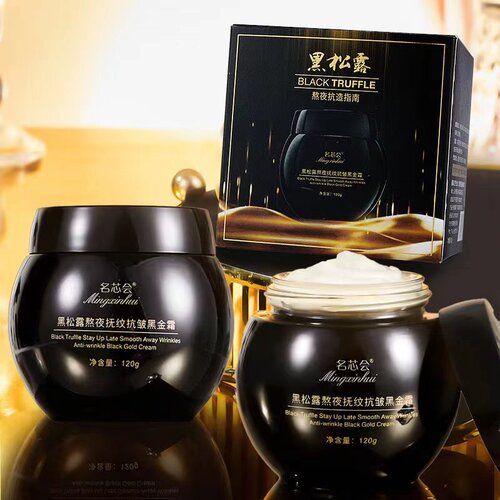 Mingxinhui Black Truffle Stay Up Late, Anti-Wrinkle, Black Gold Cream, Delicate Moisturizing and Moisturizing Face Cream, Factory Direct Selling and Wholesale