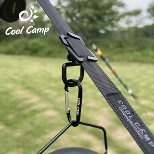 Outdoor camping webbing buckle hook tent canopy webbing lanyard hanging camp hanging buckle camping light hanging clothes hanging