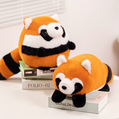 アライグマのぬいぐるみの灰色のパンダの人形のアナグマのおもちゃのシミュレーション動物のぬいぐるみの誕生日プレゼント