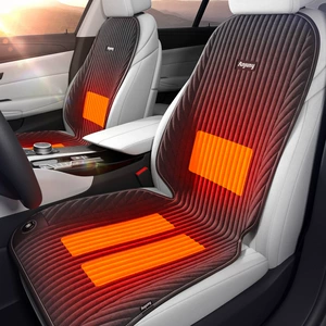 Cross-Border Graphene Car Heated Seat Cushion Winter Seat Plush Car Electric Heating 12V Universal Warm Seat Cushion