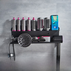 Bathroom Shelf Dyson Wall-Mounted Anchor Styling Tool Hair Dryer Dyson Curling Iron Organizer