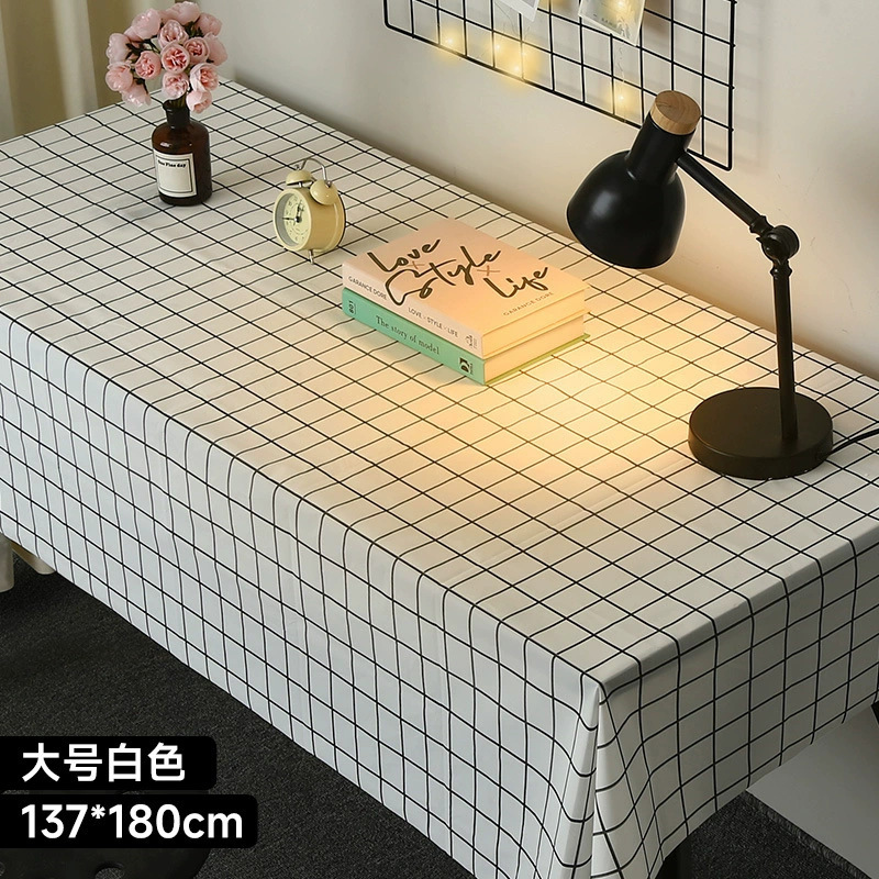 Tablecloth Waterproof and Oil-Proof No-Wash Ins Style Accessible Luxury Rectangular Tablecloth Tablecloth Coffee Table Peva Student Desk Mat Tablecloth Waterproof and Oil-Proof No-Wash Ins Style Accessible Luxury Rectangular Tablecloth Tablecloth Coffee Table Peva Student Desk Mat