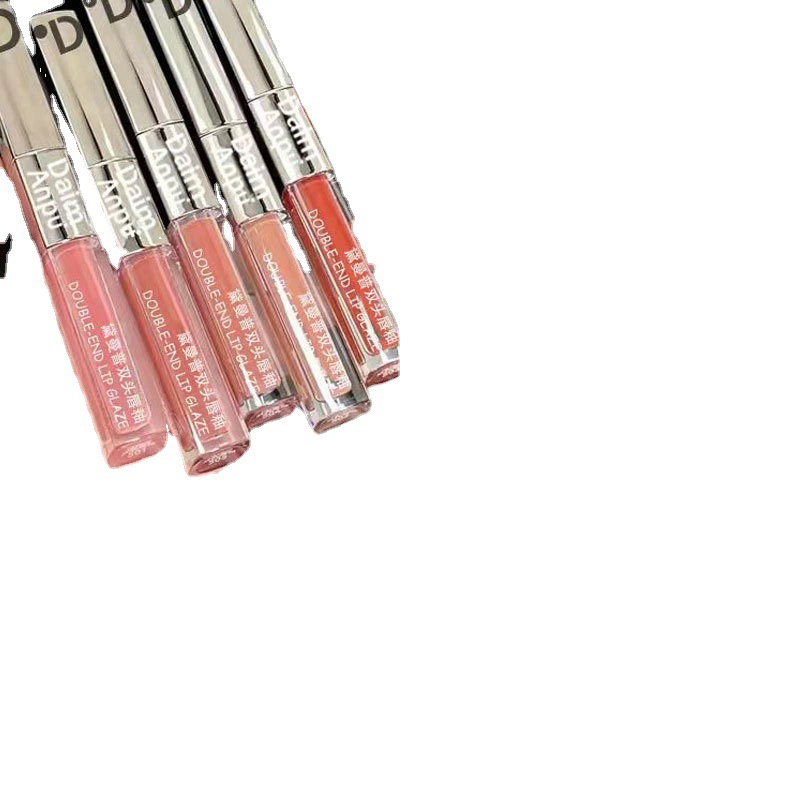 Daimanpu (Cross-border trading), double-sided lip gloss, moisturizing lip balm, lipstick, square tube, mirror effect