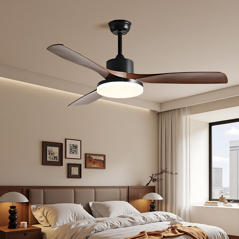 Ventilador de Techo con Luz de Hierro y ABS con Control Remoto para Sala de Estar y Comedor image 3