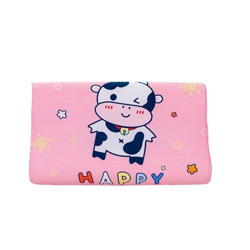 Children's Pillow Pure Cotton Cartoon Baby Pillow Core Latex Pillow Student Teenager Cervical Protection Baby Pillow Set