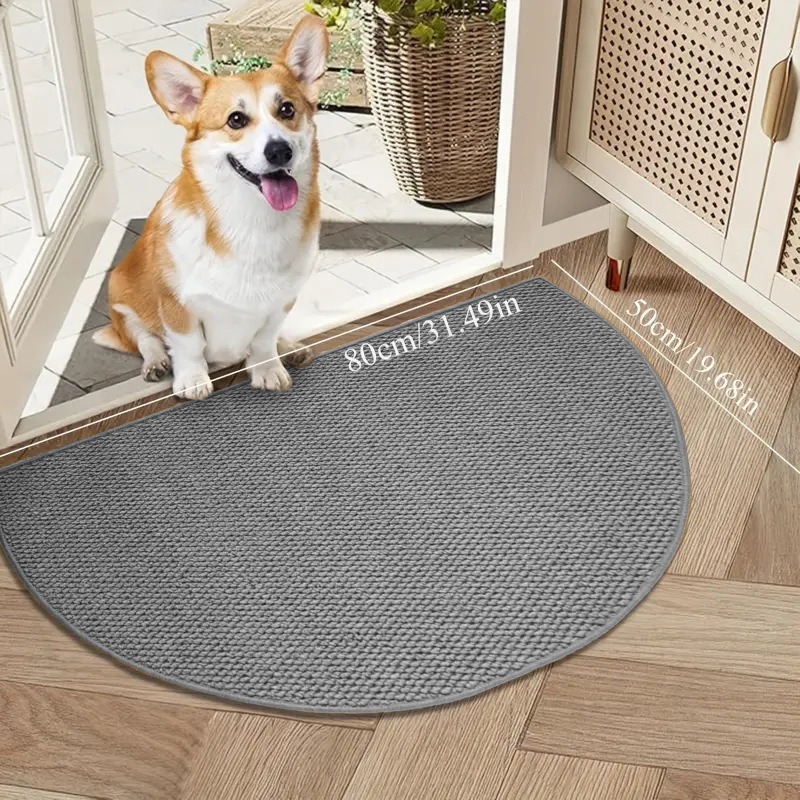 Tappeto bagno illusione 3d chenille diatomite antiscivolo_voghion.com