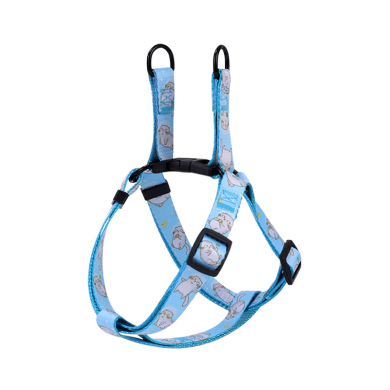 Cuerda de tracción para mascotas, tipo correa ajustable, cuerda para pasear al perro, descarga a prueba de explosiones, anti-liberación, pecho y espalda, suministros para mascotas