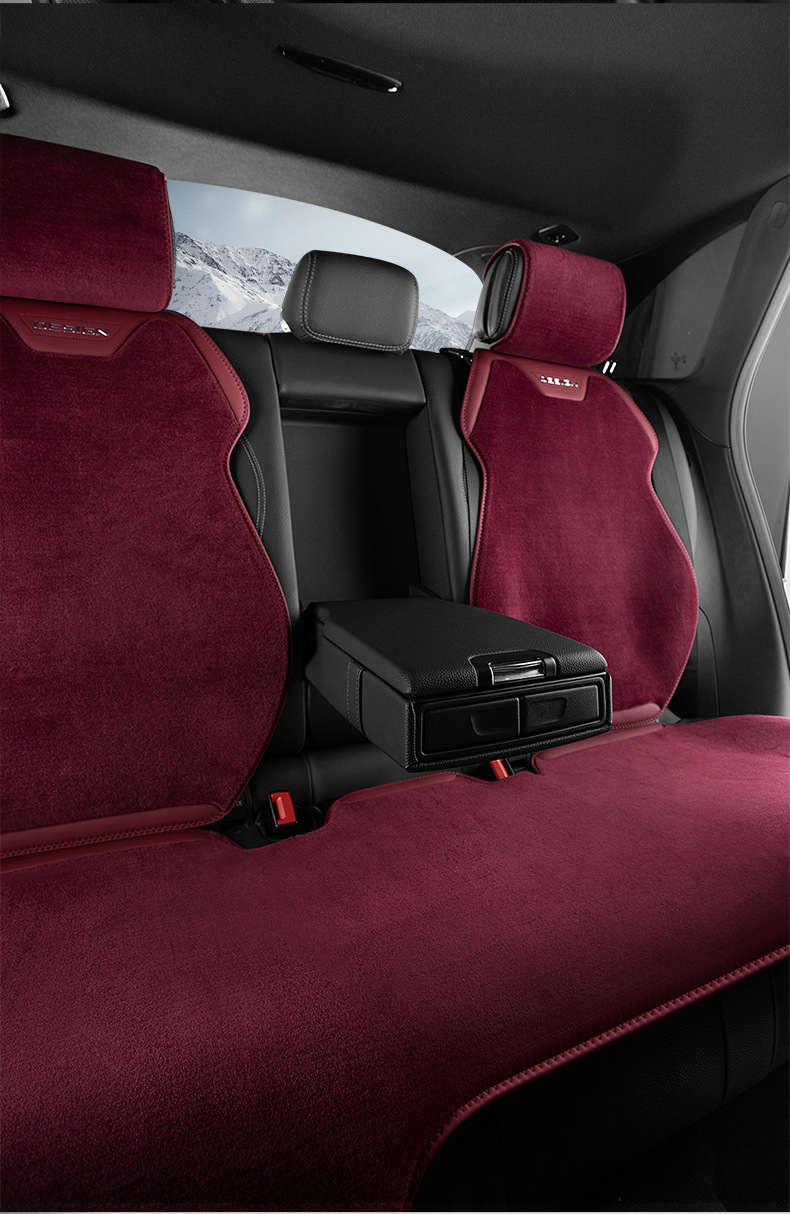 Plush Cushion Half-Pack Seat Cover Velvet Car Seat Cushion Winter Seat Cover Cross-Border E-Commerce Hot Selling Car Seat Cushion