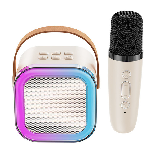 Jin Yun K12 Bluetooth Speaker Microphone Integrated Microphone Children Outdoor Household KTV Wireless All People Singing Speaker 
