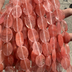 13x18mm水晶玉玉髄楕円形卵形切り面散珠diy部品アクセサリー半製品材料