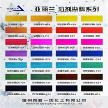 溶剂染料色粉醇溶染料耐高温金属络合透明油墨染料烤漆油性色精粉