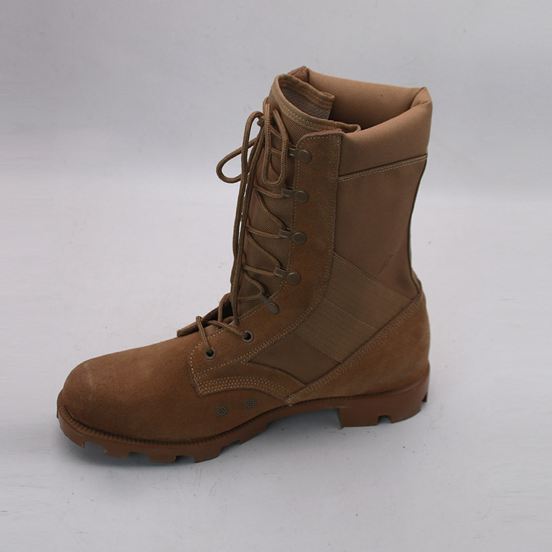 Exit Army shoes Tactical boots Cattle cashmere Panama rubber Molded injection American style Gaobang Boots