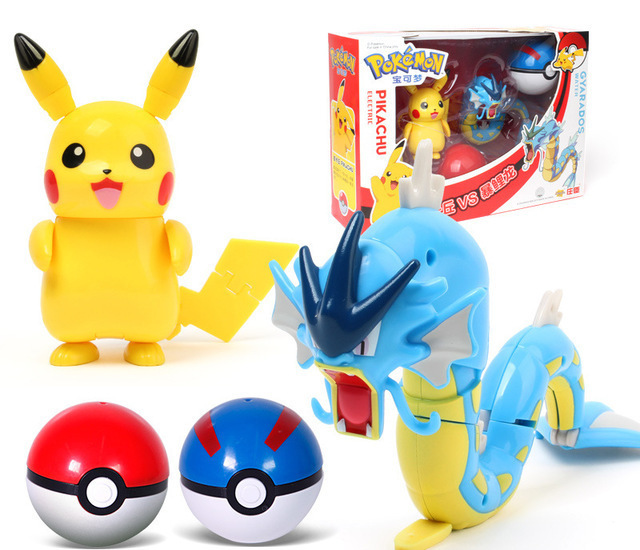 Set de Juguetes Pokémon, Figura de Acción de Pikachu, Pokémon