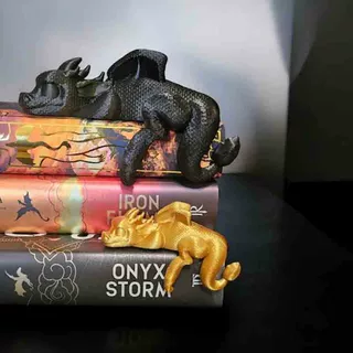 独立站新品Sleeping Dragon Bookshelf Sitter家具质睡龙书架装饰