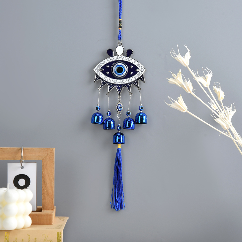 Carillon à vent avec pendentif œil de diable pour décoration_voghion.com