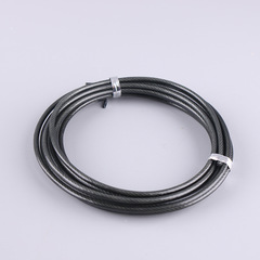 Bearing skipping rope steel wire spare rope 45g solid PVC fitness sports competition speed skipping rope 3m*2.5mm