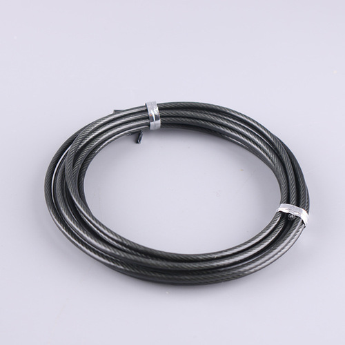 Bearing skipping rope steel wire spare rope 45g solid PVC fitness sports competition speed skipping rope 3m*2.5mm
