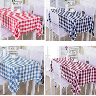 Plaid Tablecloth Western Restaurant Small Square Tablecloth Ins Style Rectangular Coffee Table Tablecloth Home Pastoral Picnic Cloth