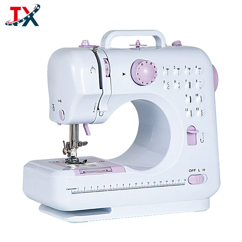 Tengxing Factory 505A Модернизированная швейная машина с функцией блокировки кромок Бытовая электрическая мини-трансграничная портативная машина для одежды
