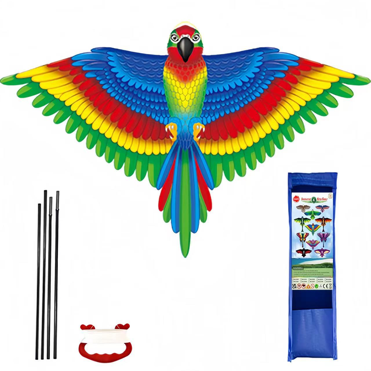 Parrot kite-color