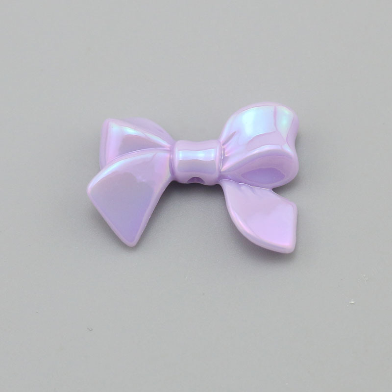 1 Piece 24 * 34mm Hole 3~3.9mm Arylic Bow Knot Pendant display picture 11