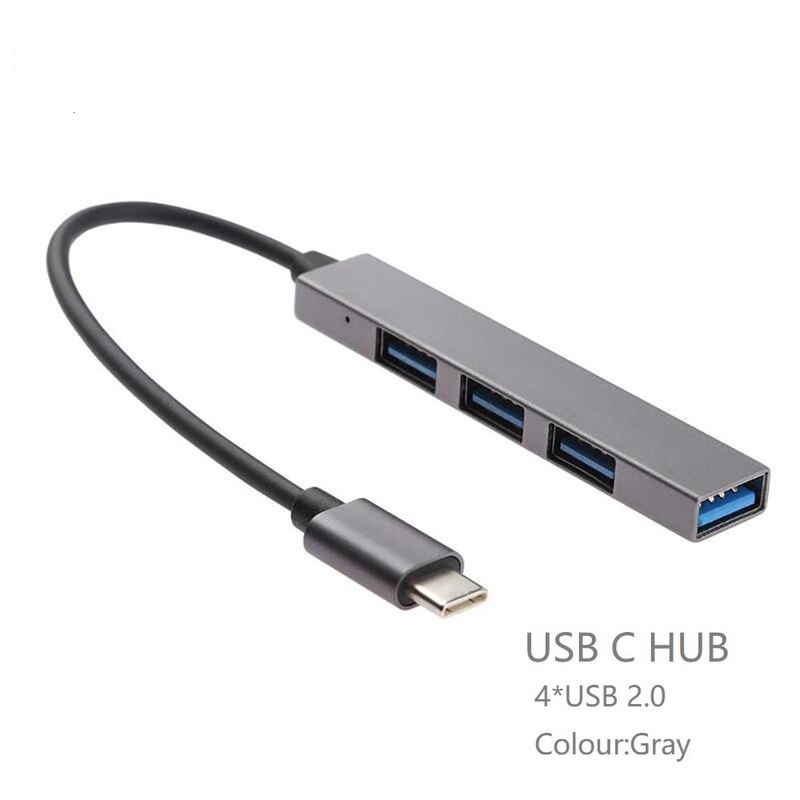 1060t 4Port Type-C Hub Mini USB C Adapter High Speed 4Usbhub 1060t 4Port Type-C Hub Mini USB C Adapter High Speed 4Usbhub