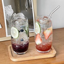 莫吉托鸡尾酒果茶冷饮杯海波杯高档餐厅玻璃水杯ins高颜值玻璃杯