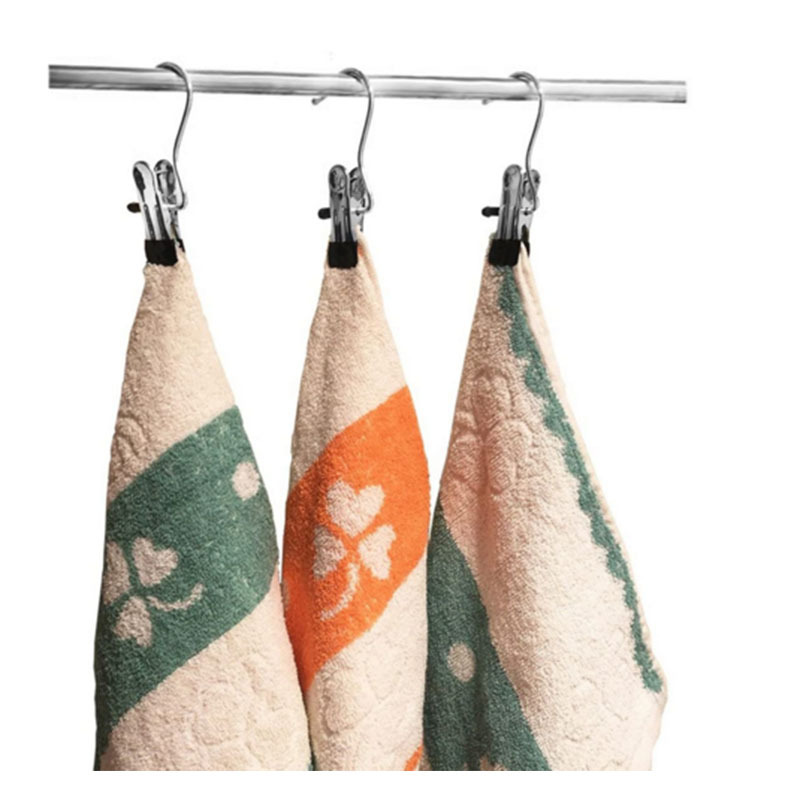 En stock envío gratuito clip de ropa de inmersión de plástico clip de calcetines clip engrosado antideslizante clip de tres palabras clip de acero inoxidable galvanoplastia multifuncional al por mayor