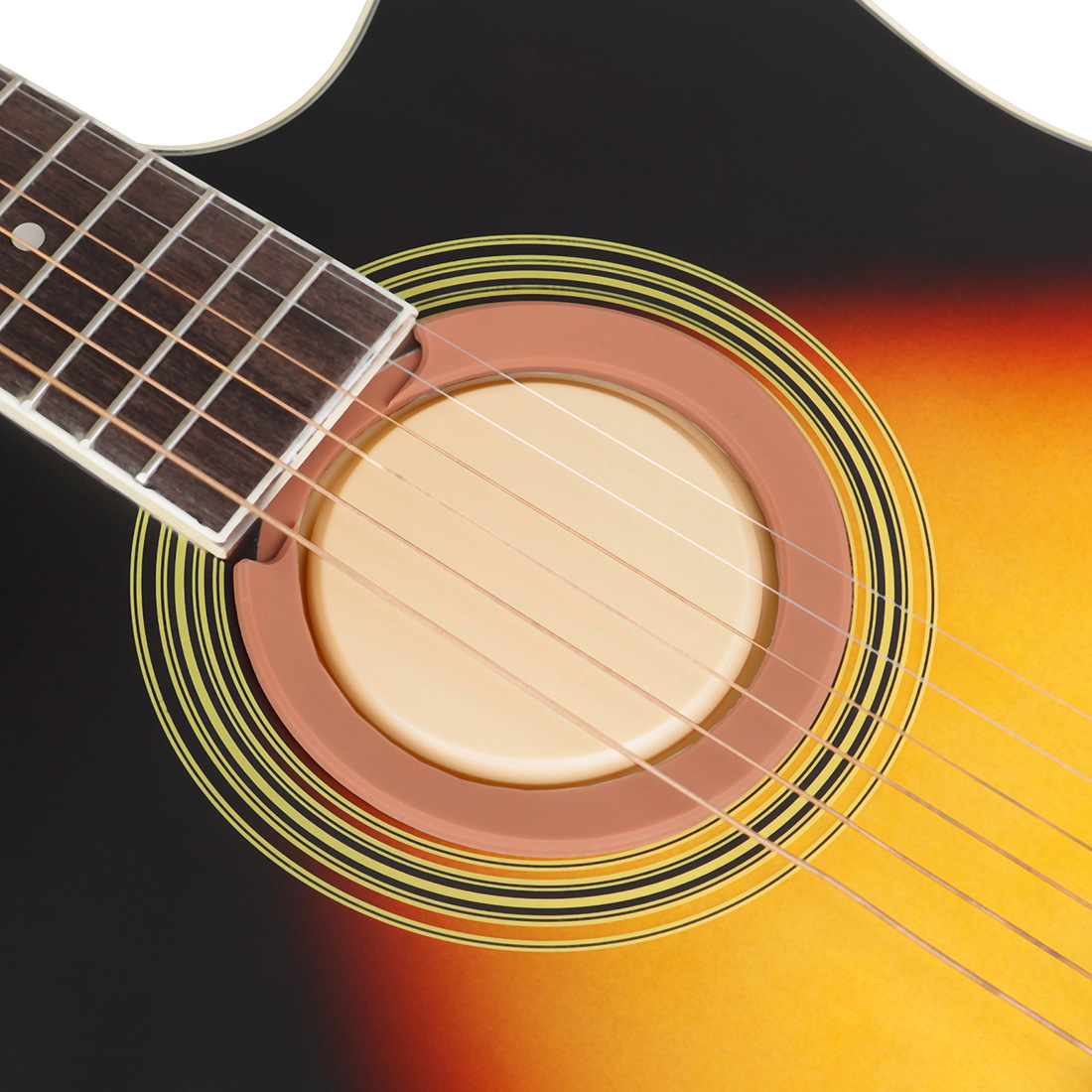 Guitar Sound Hole Humidifier with Built-in Sponge Paper Box, Guitar Dustproof and Moldproof Natural Wood Pulp Sponge Absorber