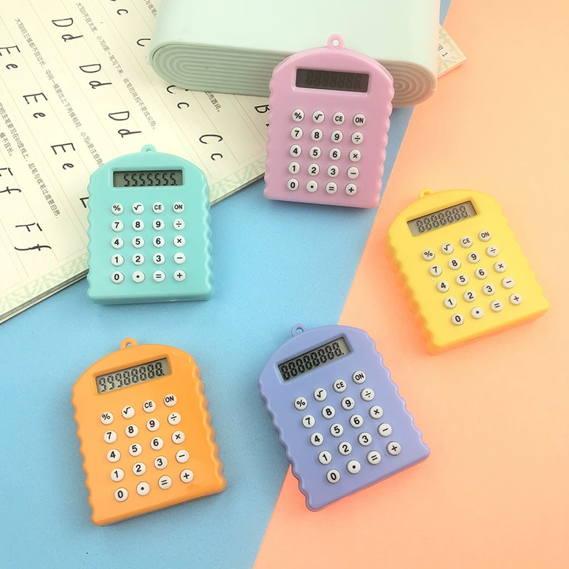 Полукруглый калькулятор кулон мини удобный портативный компьютерный лабиринт маленькая игрушка подарок ювелирные изделия ключ кулон