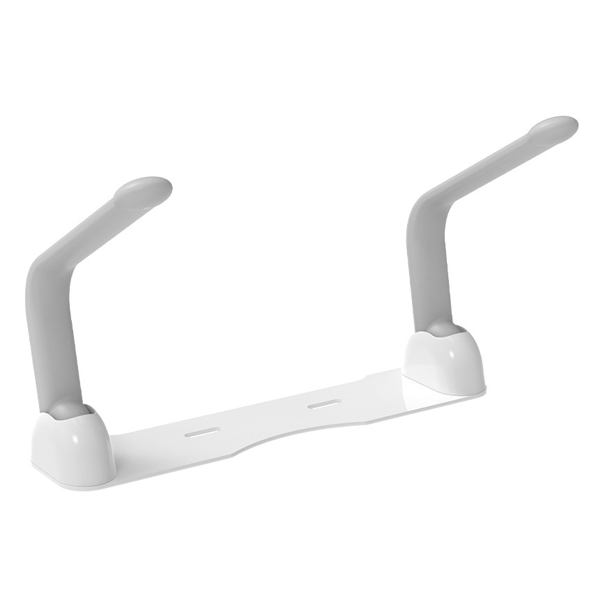 Instalación sin perforaciones inodoro reposabrazos estante inodoro barandilla de seguridad para los ancianos plegable soporte de refuerzo abatible