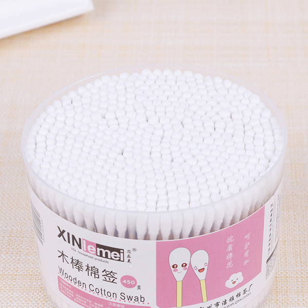 Disposable cotton swabs