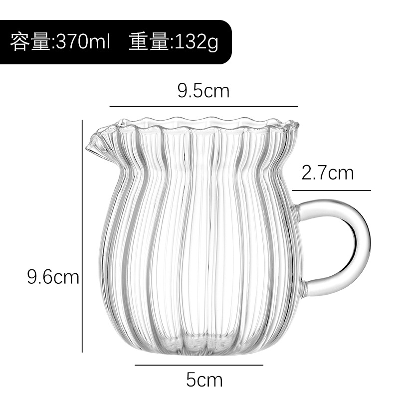 수직 곡물 넓은 입 우유 컵