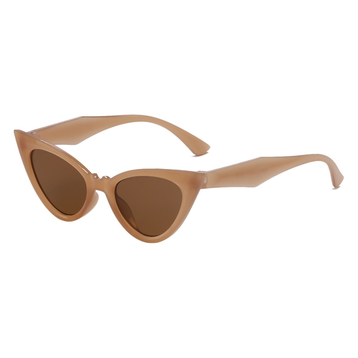 2022 nuevo triángulo gato ojo gafas de sol moda europea y americana calle tiro gafas de sol pequeño marco personalizado gafas de sol 97112