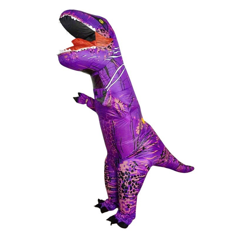 Disfraz Inflable de Tiranosaurio Rex, Accesorios para Fiestas de Disfraces de Halloween, Disfraz de Dinosaurio para Adultos y Niños