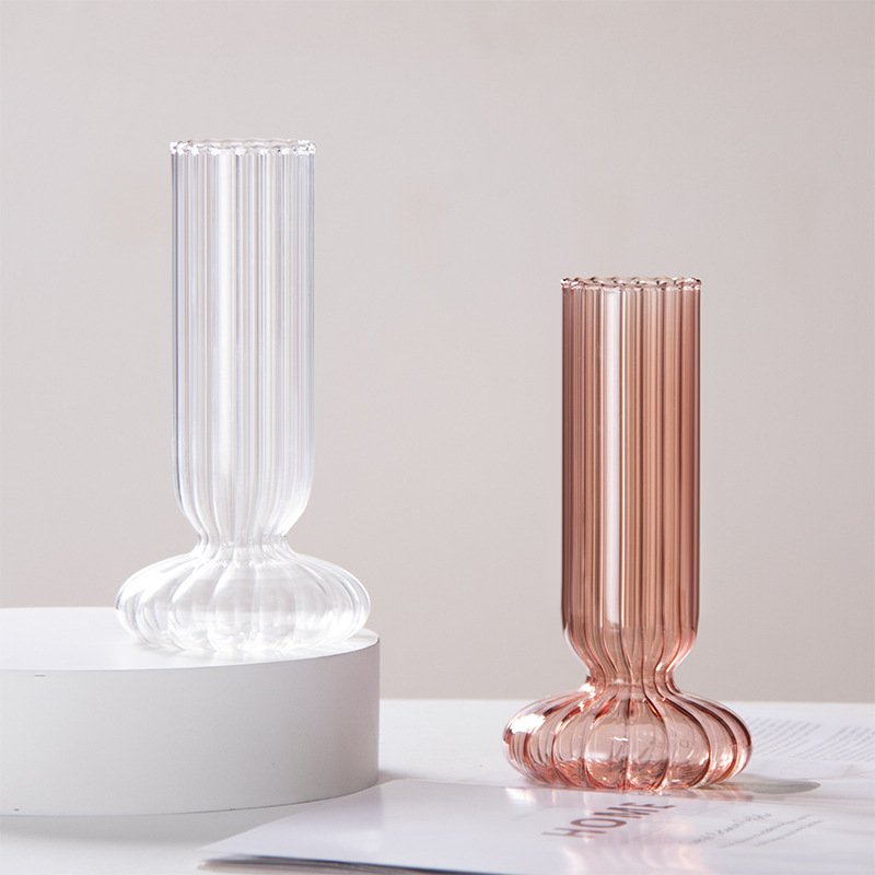 Nuevo simple florero de cristal arreglo decoración sala de estar pasillo modelo comedor Mesa Hotel luz lujo artesanía florero