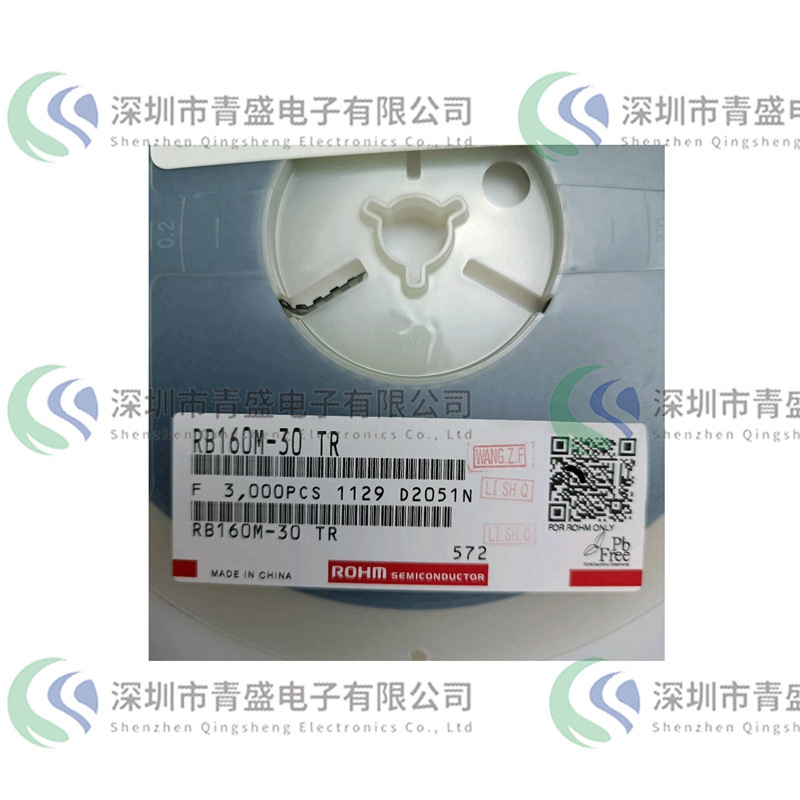 RB160M-30TR 肖特基二极管 封装：SOD-123贴片 全新现货 先询后拍