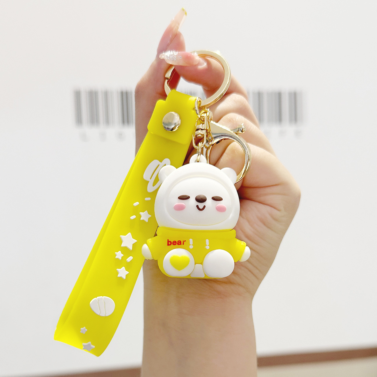 Venta directa de fábrica llavero colgante pequeño muñeca tridimensional llavero de coche mochila escolar colgante puesto al por mayor productos pequeños