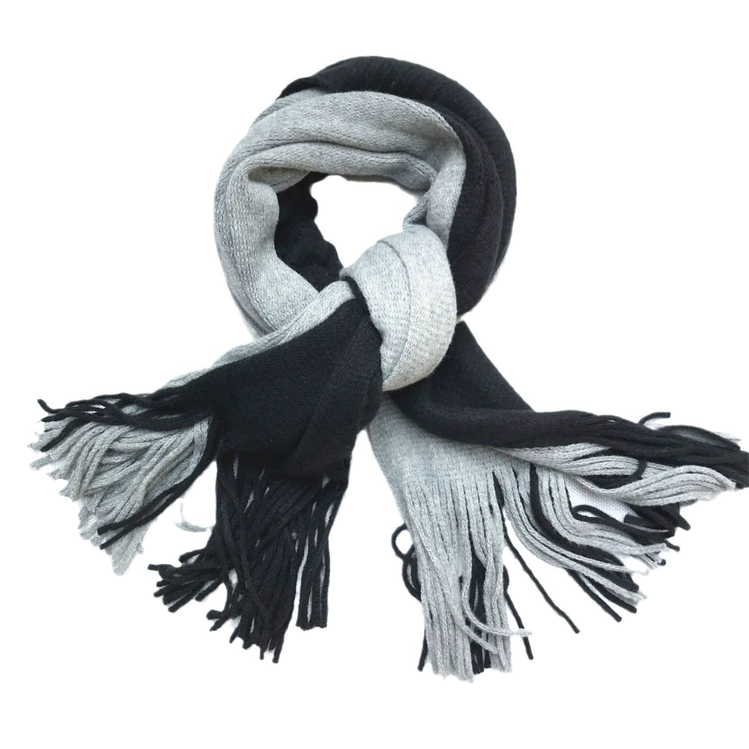 Warm scarf made of faux fur with tassels, Amazon