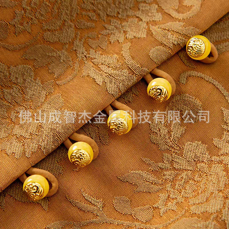 国风流水生财钮扣手缝扣 吸引财富能量财源滚滚 新中式扣子