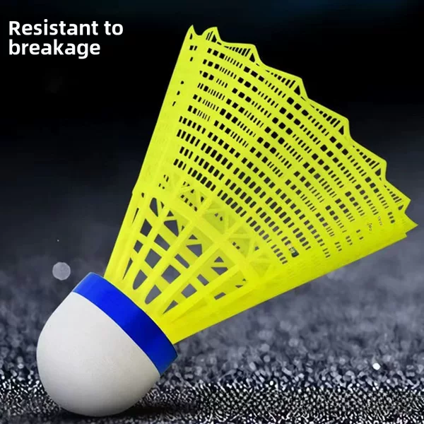 Nylon durable badminton 6 pack 12 pack nylon ball plastic ball student indoor and outdoor training badminton
