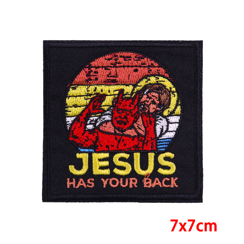 7g Weight Clothing Sticker Patches Classification 1 Piece Quantity Embroidery thread Material Letter, Poker, Heart Shape Pattern Punk, Simple Style Style 1 Piece Punk Simple Style Letter Poker Heart Shape Embroidery Thread Clothing Sticker Patches 3