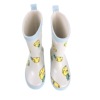 ENBIHOUSE source factory INS wind pineapple plum blossom children's boots water shoes mid -rain boots rubber children's rain shoes